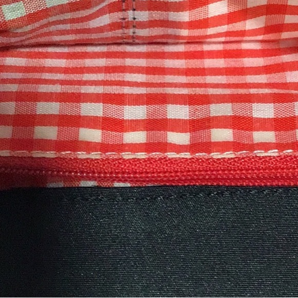 “I Love Lucy” Wallet, Black with Hearts, Flowers, and Gigham - Picture 7 of 7